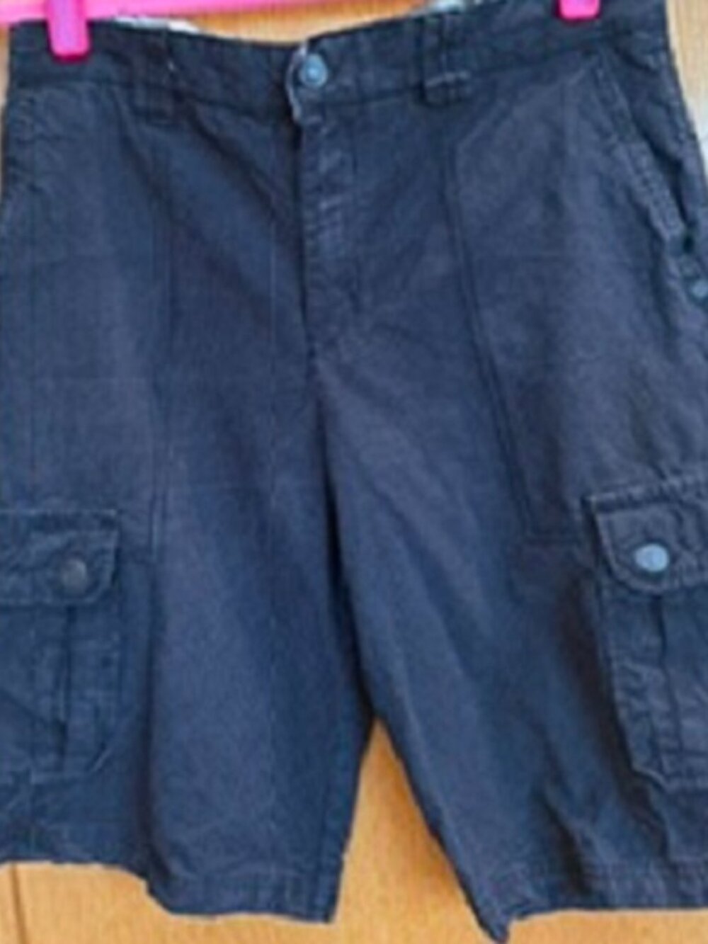 Shaun White Boys' Cotton Striped Shorts Gray Belt Loops 6 Pockets sz:14